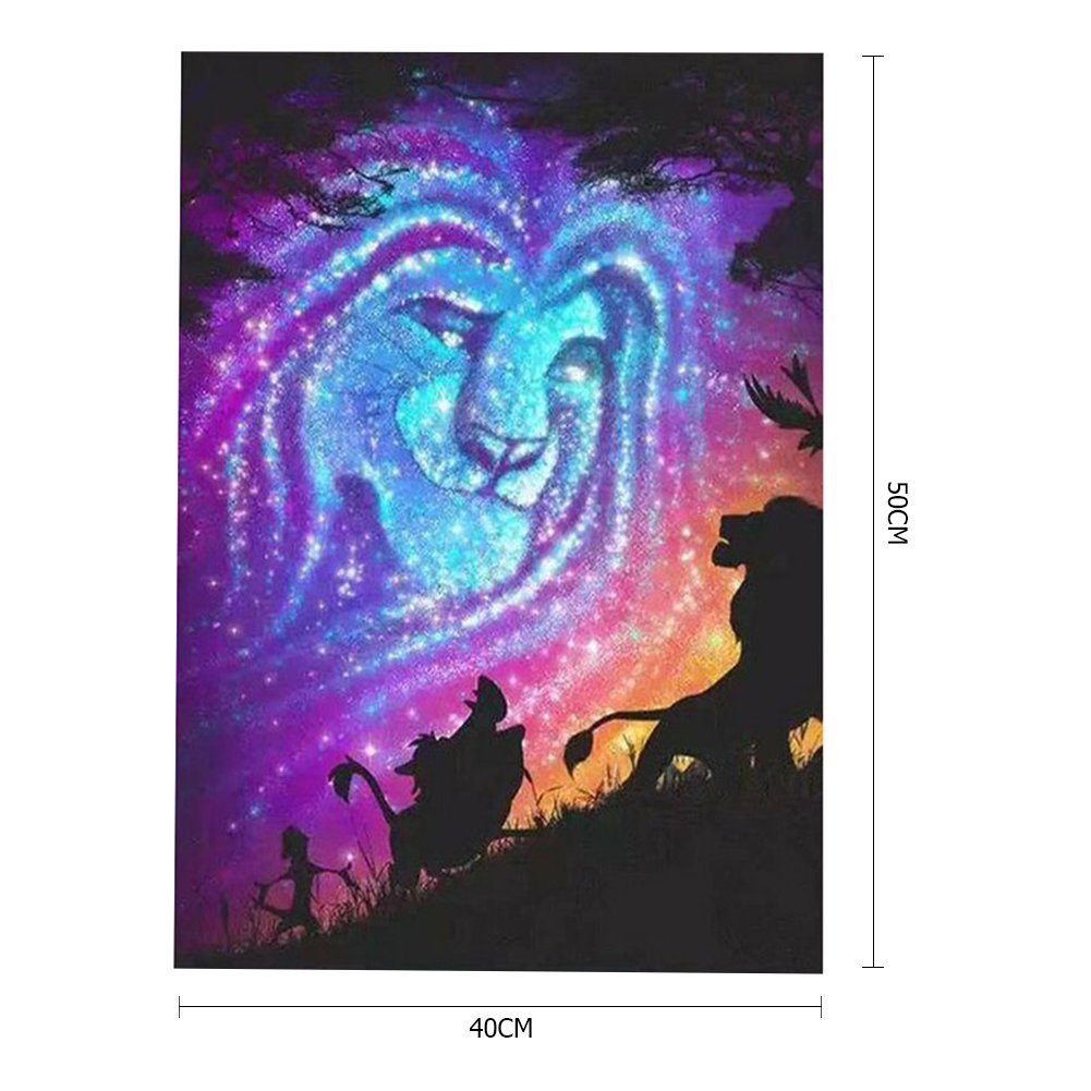 Paint By Number - Oil Painting - The Lion King(50*40cm)