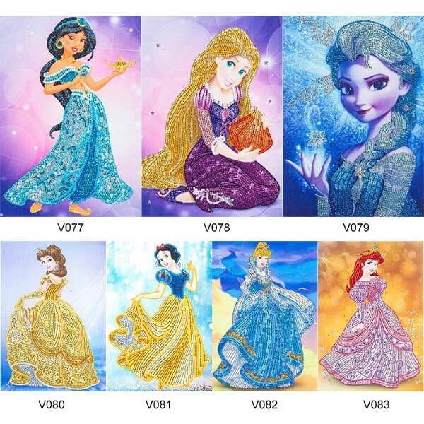 paint by numbers kit Disney Characters