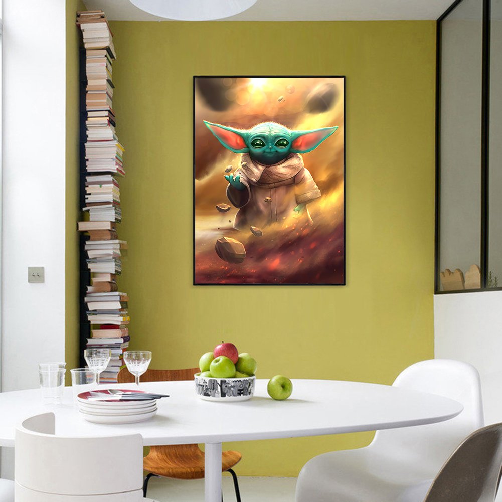 Diamond Painting - Full Round - Yoda