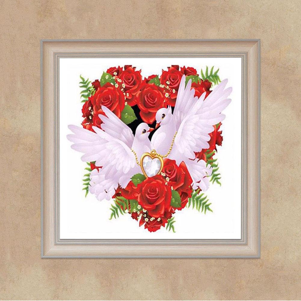 Diamond Painting - Full Round - Rose Love