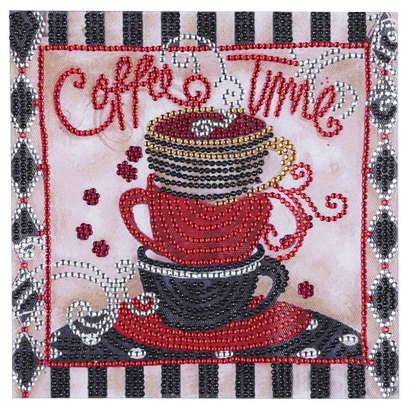 Diamond Painting - Crystal Rhinestone - Coffee Time【diamondpaintingsart】