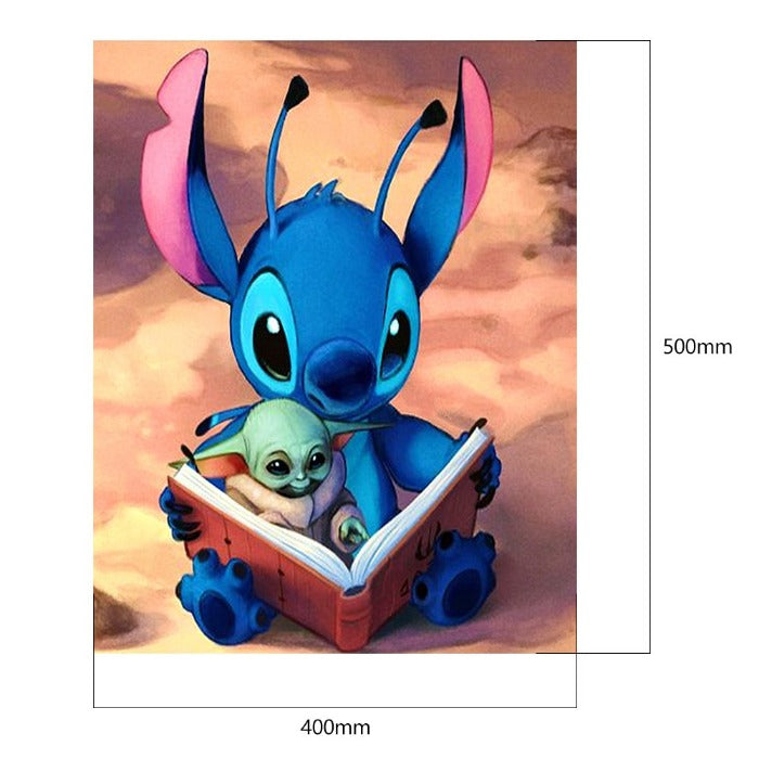 Stitch Oil Paint By Numbers Picture DIY Painting Size 40*50cm