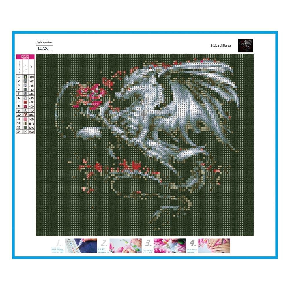 Diamond Painting - Full Round - Flying Dragon