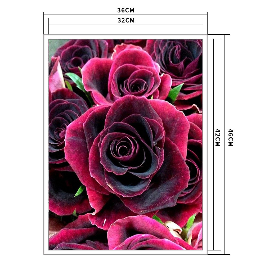 11ct Stamped Cross Stitch - Rose (46*36cm)