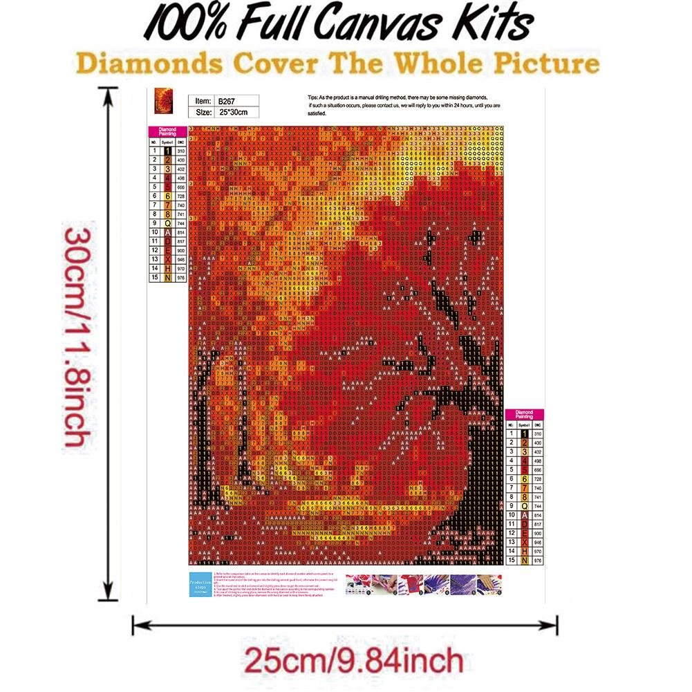 Diamond Painting - Full Round - Orange Forest