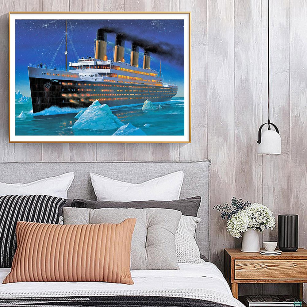 Diamond Painting - Full Round - Ship Boat