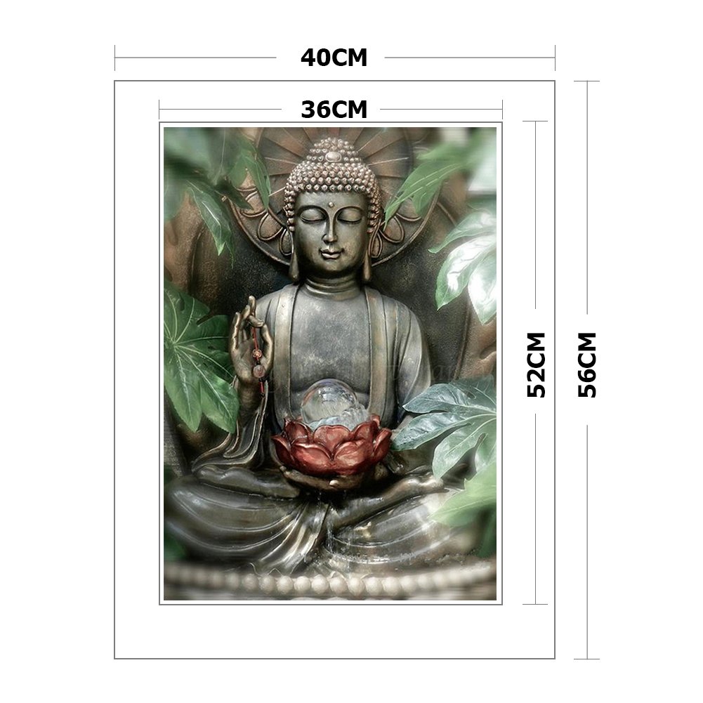 11ct Stamped Cross Stitch - Buddha Statue (40*56cm)