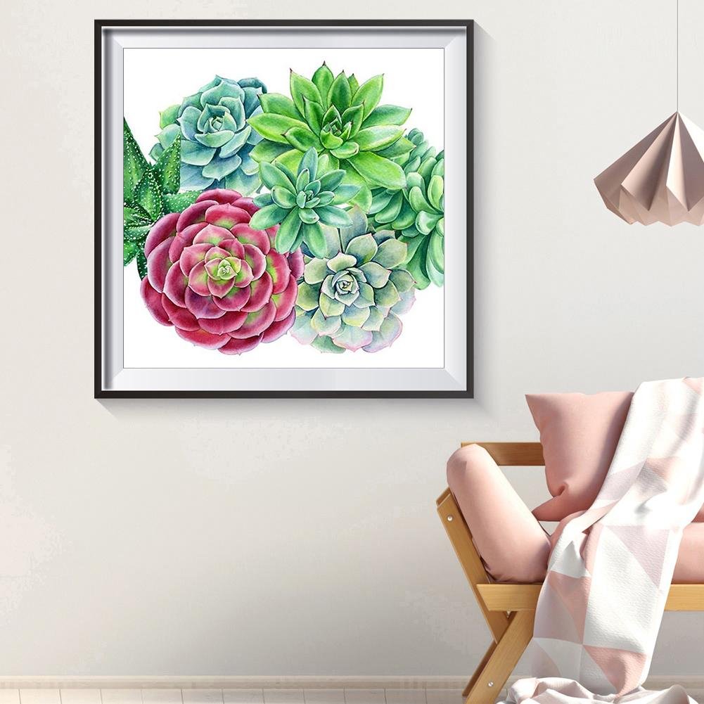 Succulent Plants diamond art