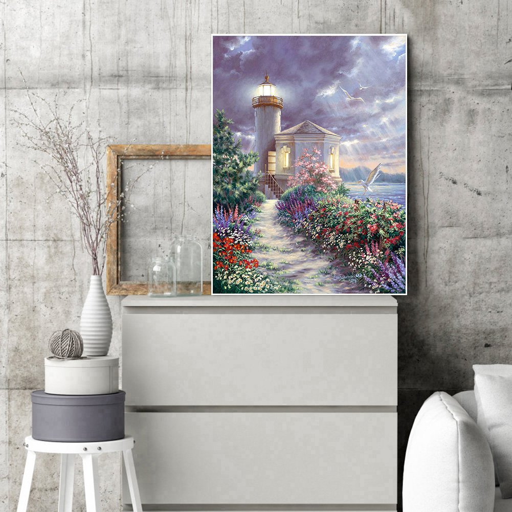 Pintura Diamante - Redondo Completo - Farol D