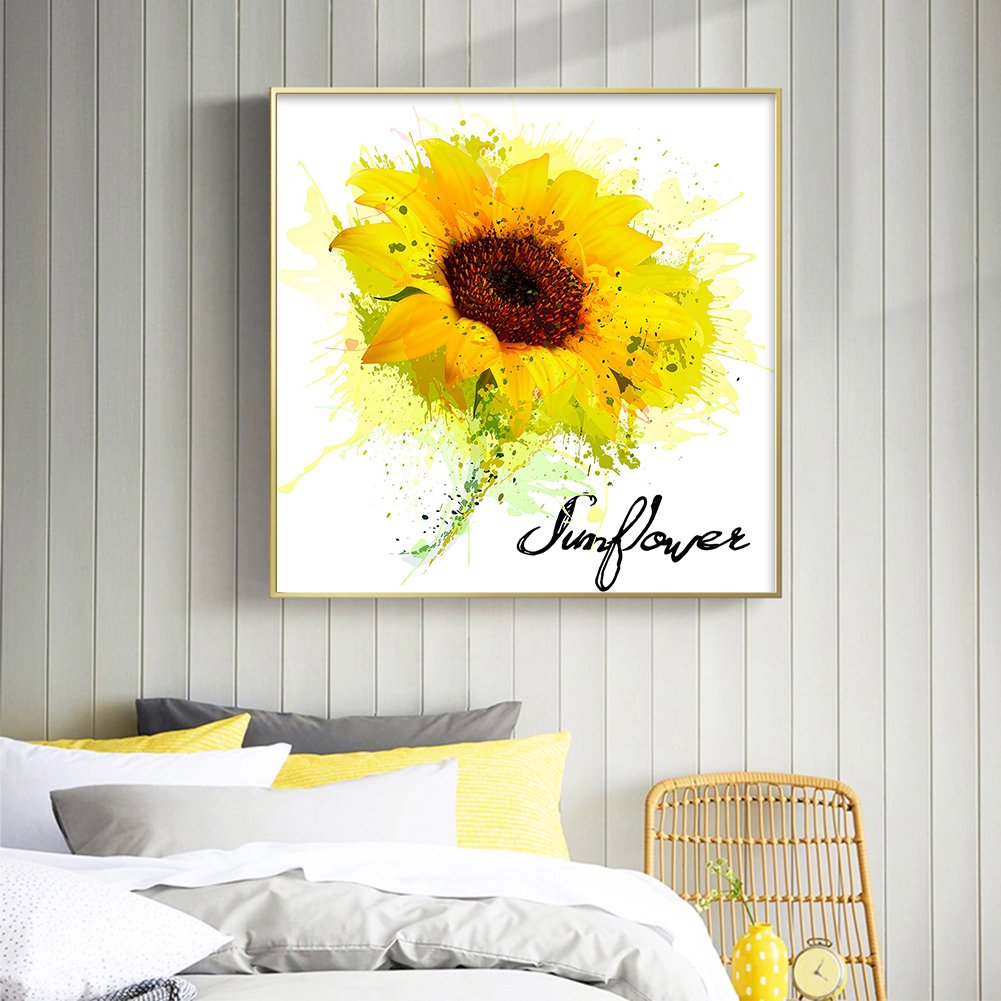 Diamond Painting - Full Round - Sunflower F