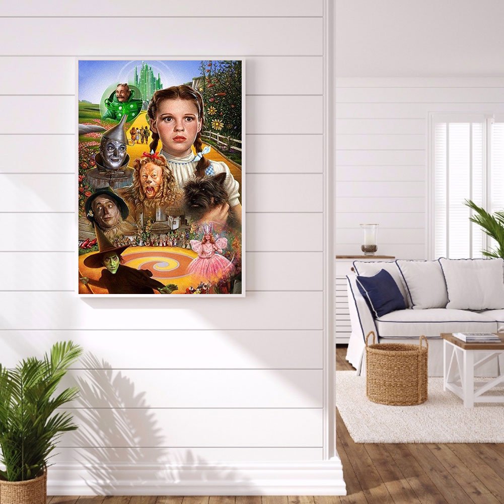 Pintura Diamante - Rodada Completa - Menina Sonhadora