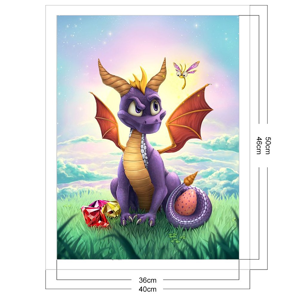 11CT Stamped Cross Stitch - Dragon(40*50CM) B