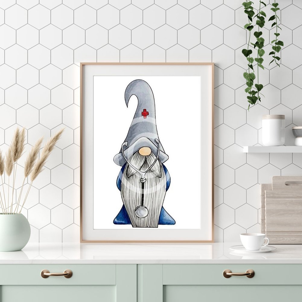Diamond Painting - Full Round - Doctor Goblin Gnome