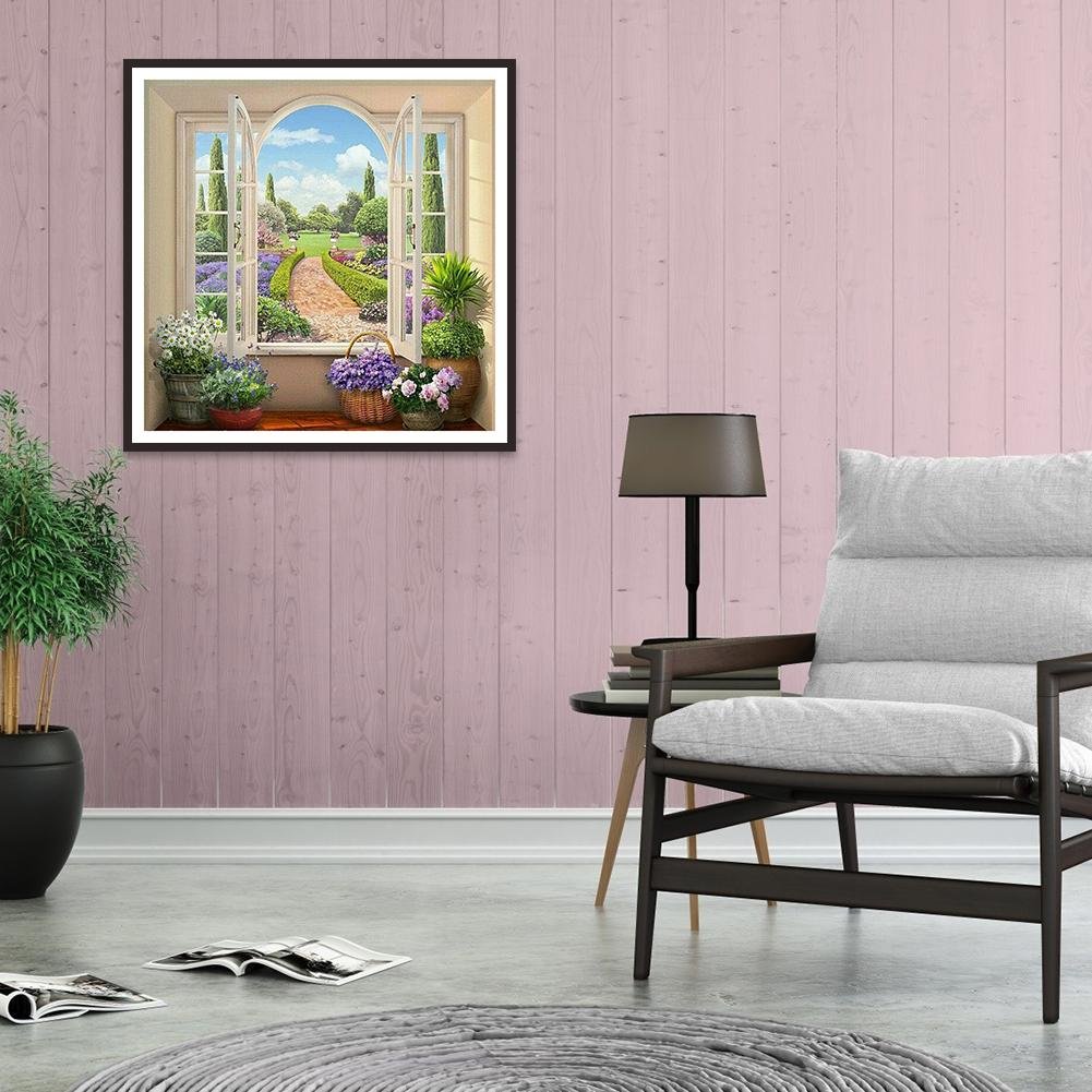 Diamond Painting - Full Round - Garden Scene