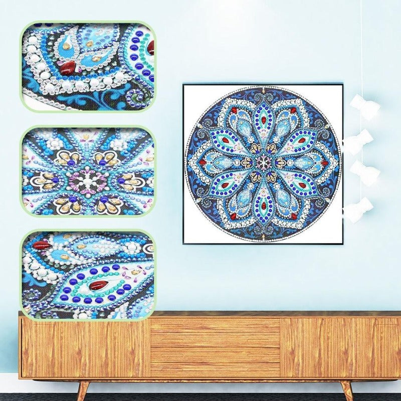 DIY 5D Crystal Rhinestone Diamond Painting Kit Blossom Flower