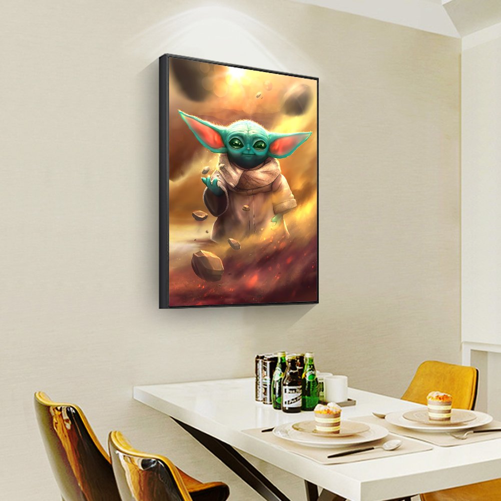 Diamond Painting - Full Round - Yoda