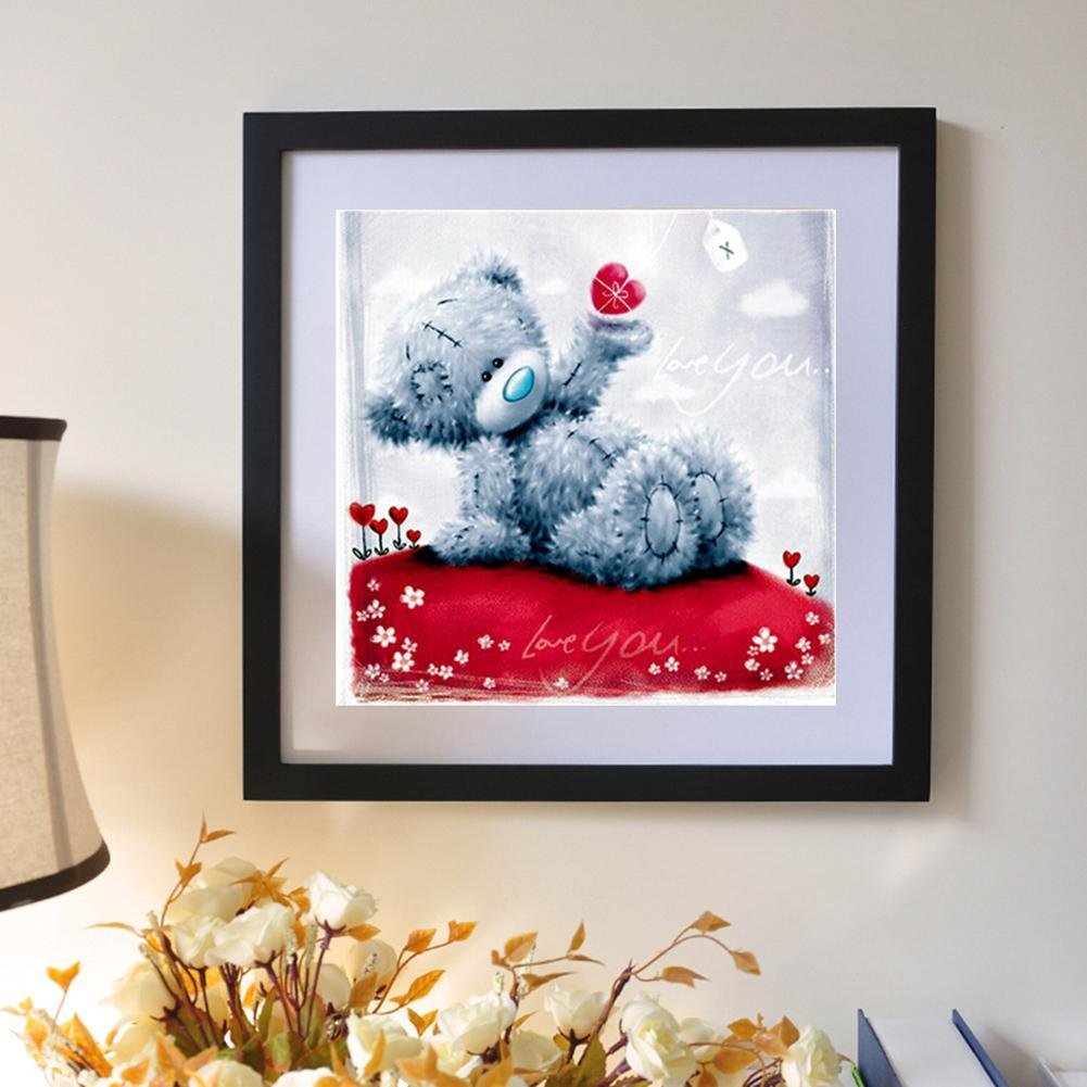 Diamond Painting - Full Round - Love Bear