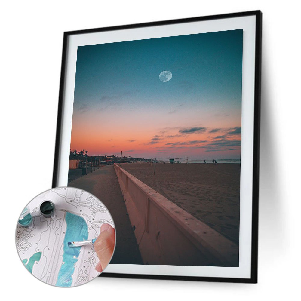 Paint By Number - Oil Painting - Sunset (40*50cm)