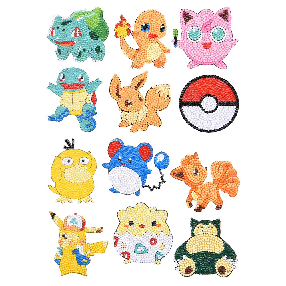 Diamond Painting Stickers Kits 5D DIY Cartoon Handmade Mosaic A