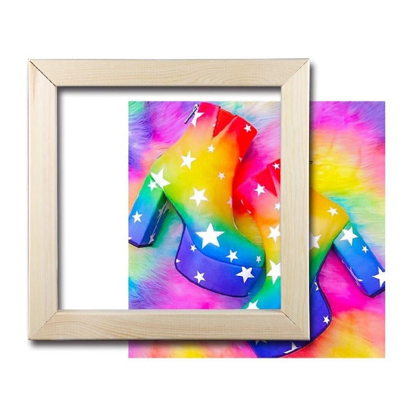 Wood Frame Suits for 30*30cm Diamond Painting