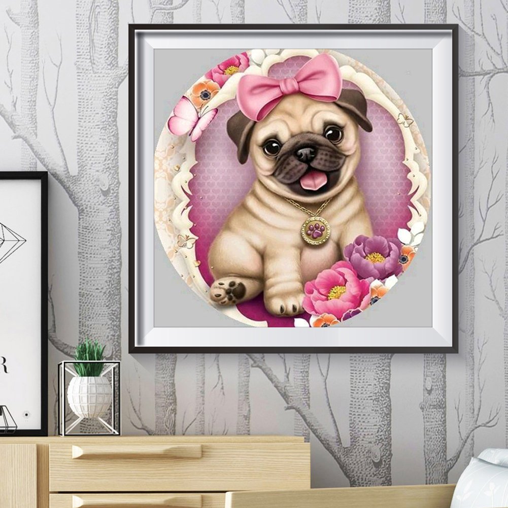 Diamond Painting - Full Round - Dog 4