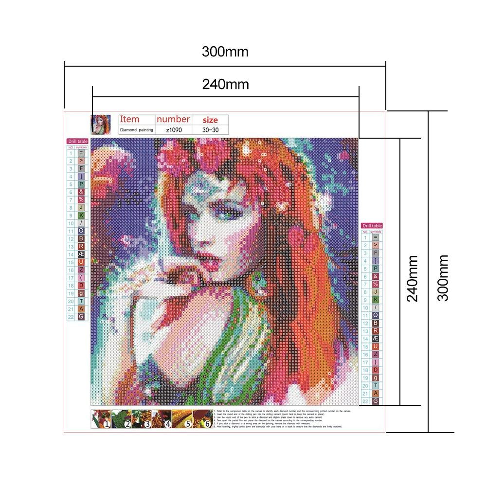Diamond Painting - Full Round - Noble Beauty A
