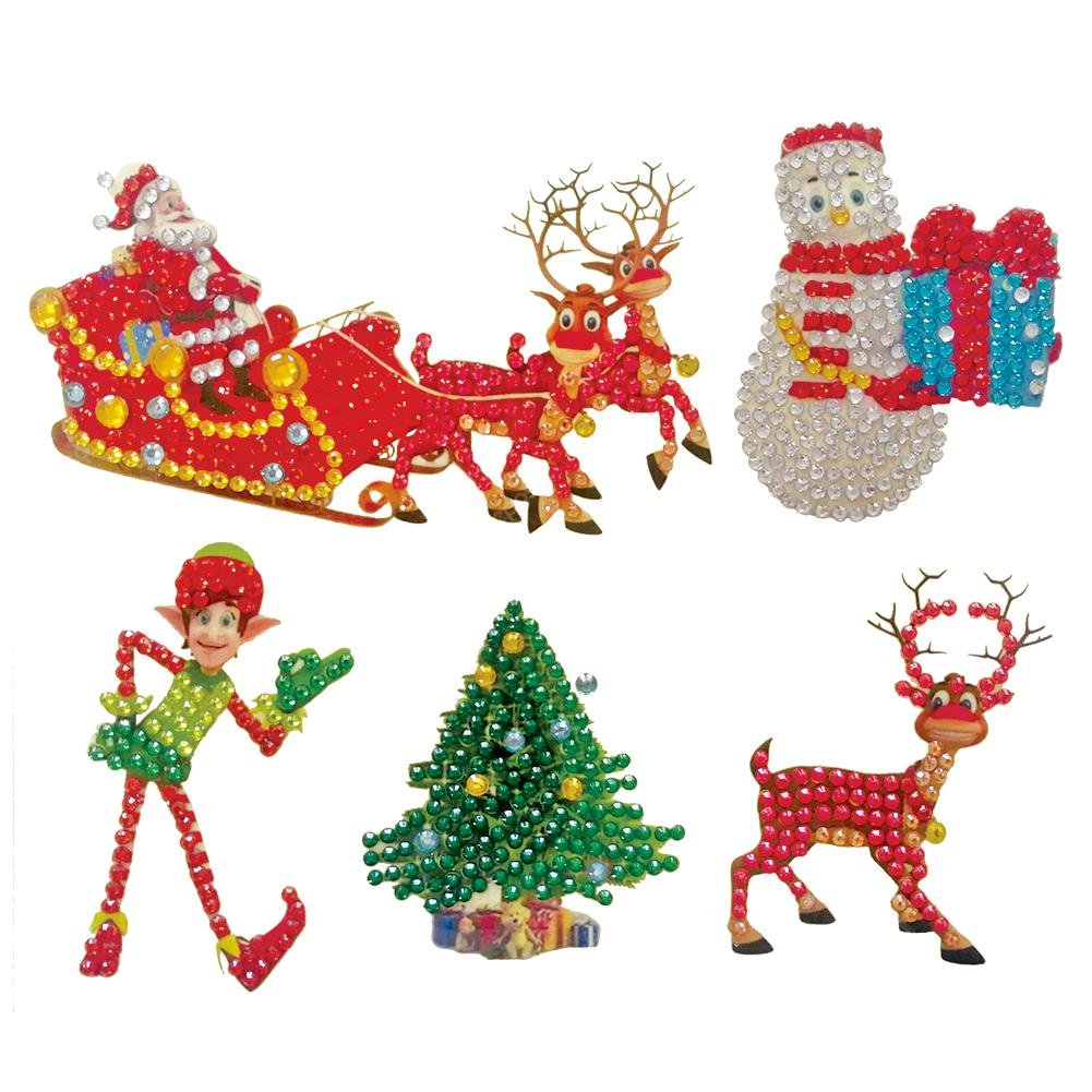 DIY Diamond Painting Christmas Cup Book Stickers