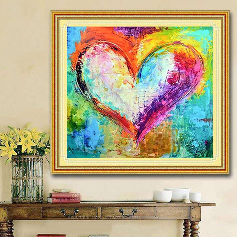 Diamond Painting - Full Round - Heart A