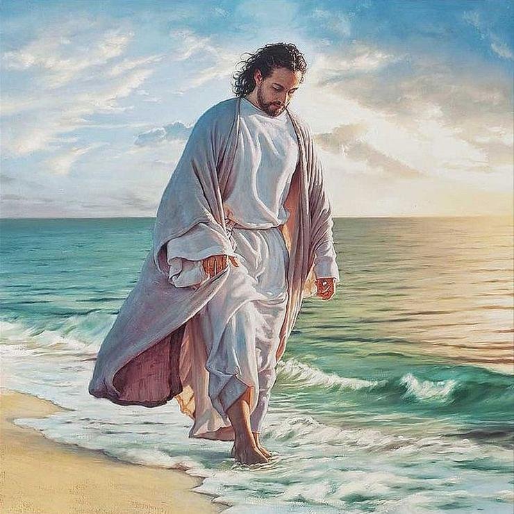 Diamond Painting - Full Round - Religion Man