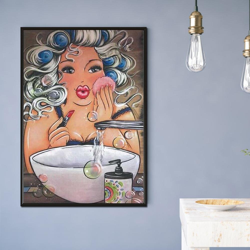 Pintura Diamante - Redondo Completo - Limpeza de Rosto