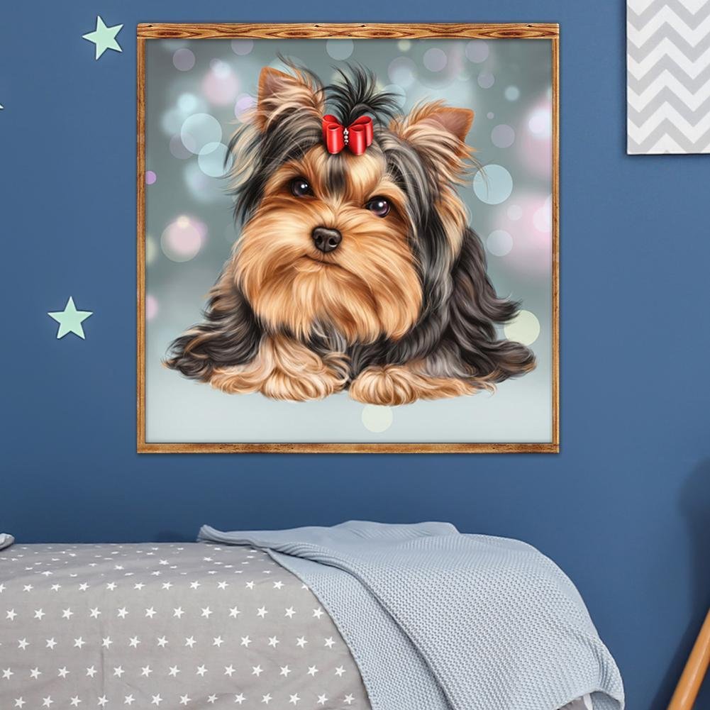 Diamond Painting - Full Round - Cute Dog C