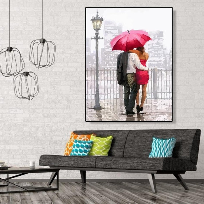 Hand Painted Canvas Oil Art Picture Craft Home Wall Decor Artwork
