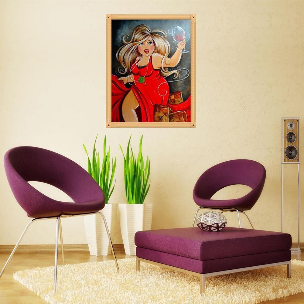 Diamond Painting - Partial Round - Happy Women
