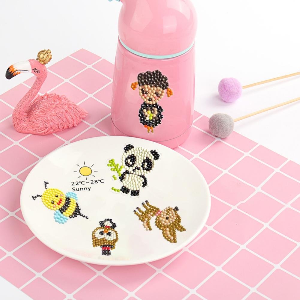 DIY Animals Full Round Diamond Painting Stickers