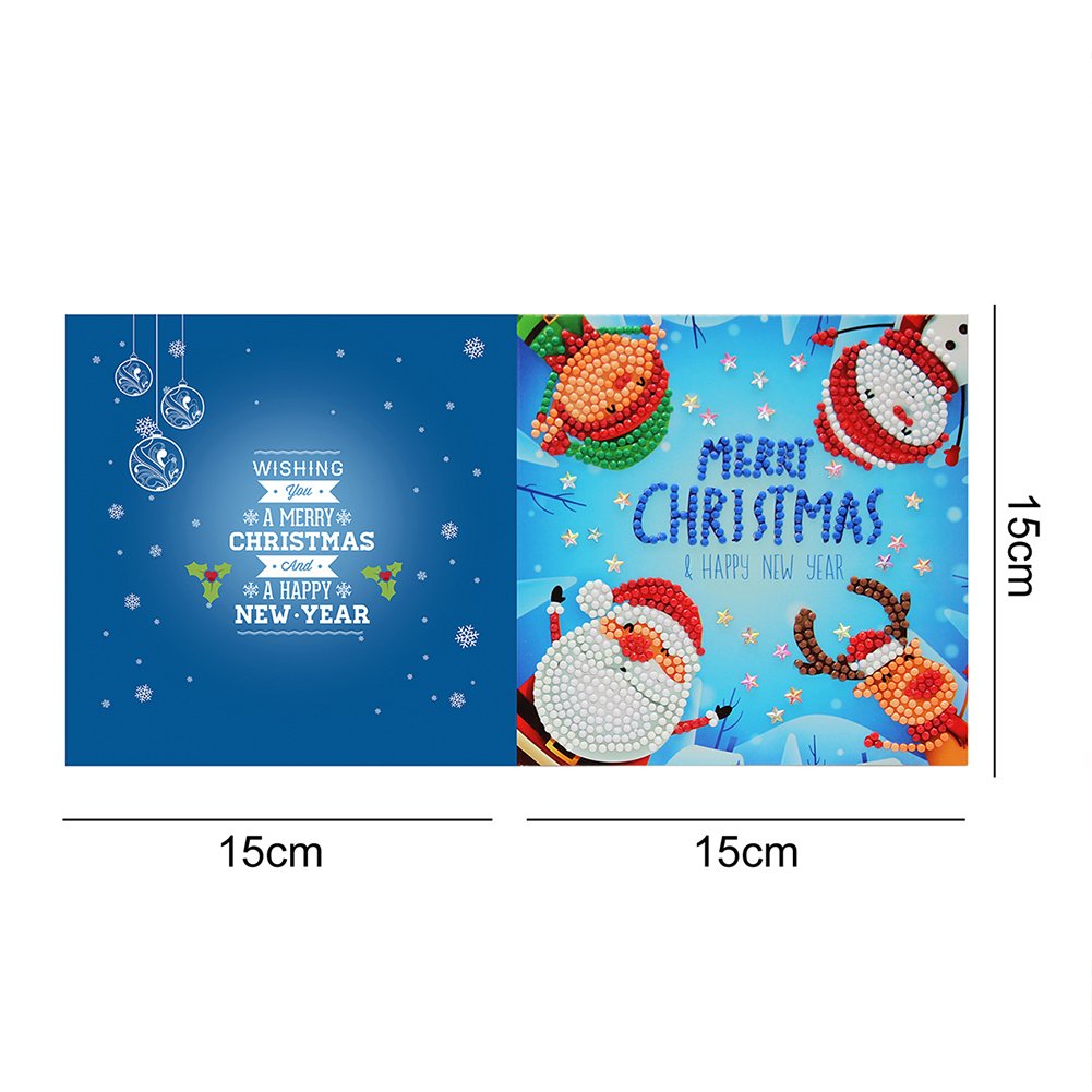 DIY Diamond Painting Greeting Card - Merry Christmas B