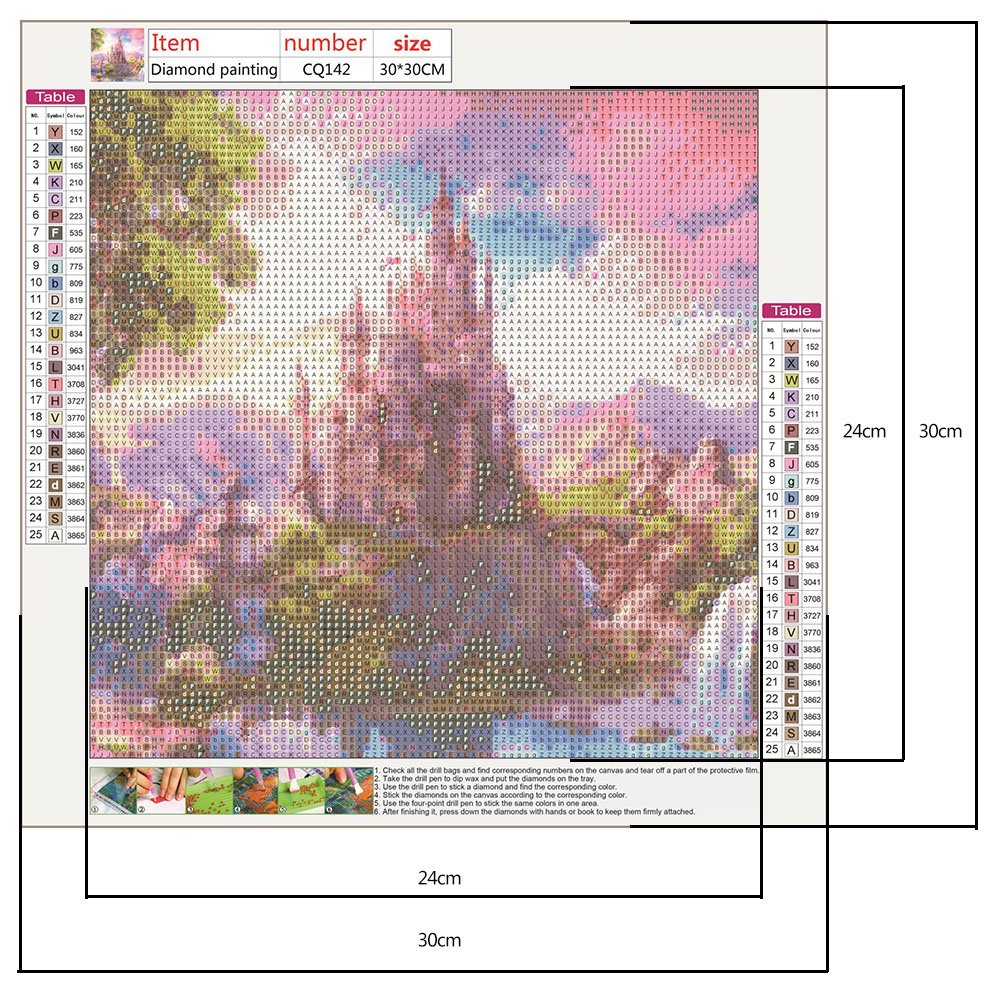 Diamond Painting - Full Round - Castle A