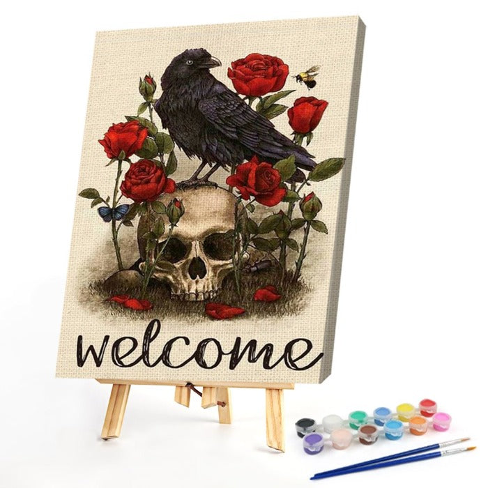 Hand painted on Canvas Picture Drawing Coloring Home Room Decoration