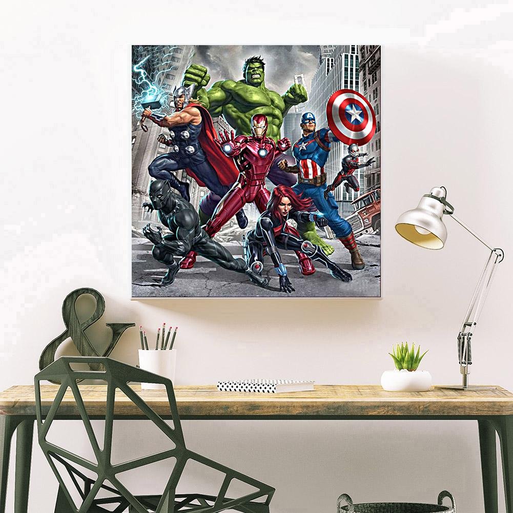 Diamond Painting - Full Round - Hero Family(40*40cm)