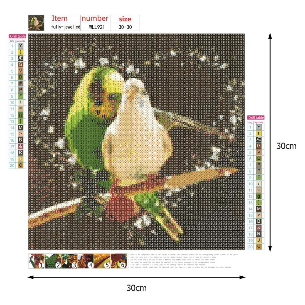 Diamond Painting - Full Round - Parrot