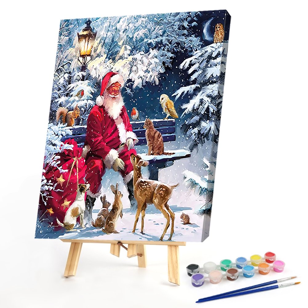 Paint By Number - Oil Painting - Santa Claus (40*50cm) A