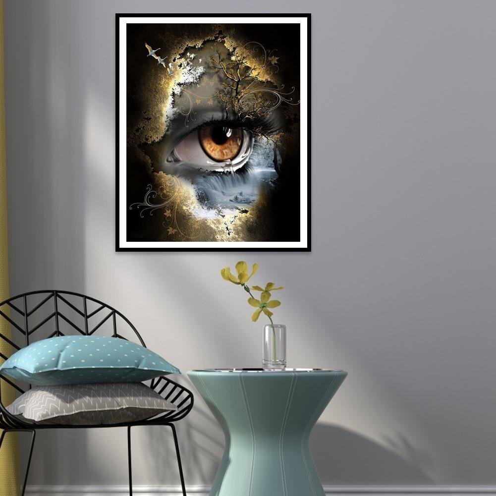 Diamond Painting - Full Round - Eye Landscape