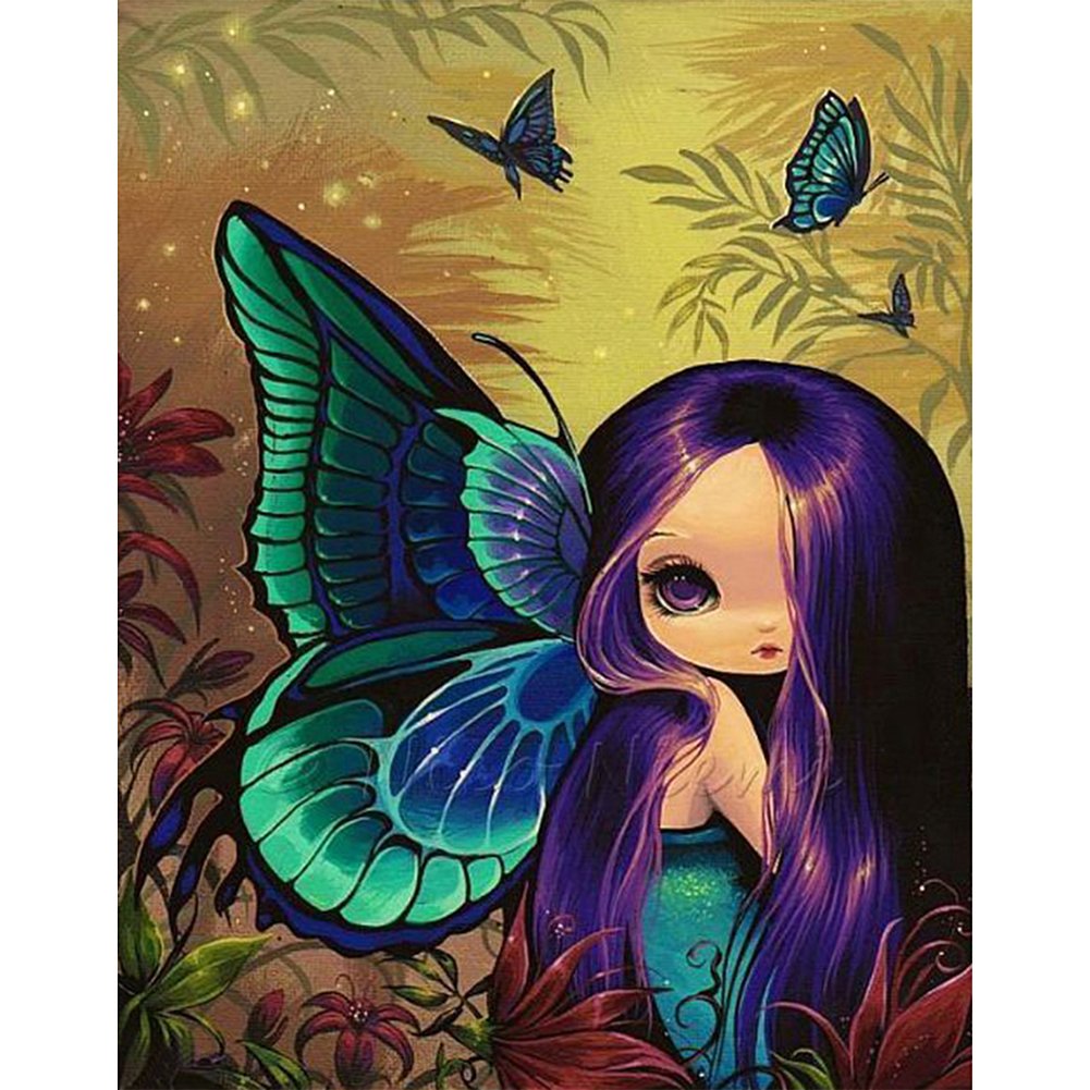 11ct Stamped Cross Stitch Butterfly Fairy( 40*50cm)