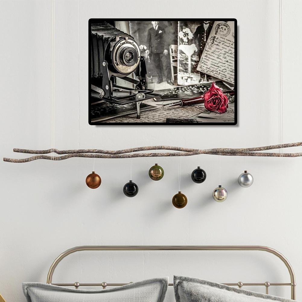 Diamond Painting - Full Round - Old Camera