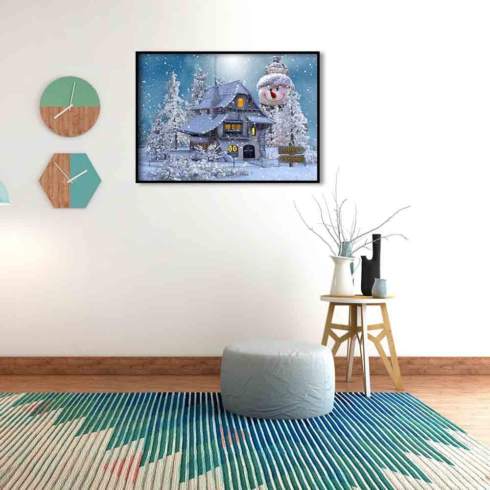 Diamond Painting - Full Round - Snow World