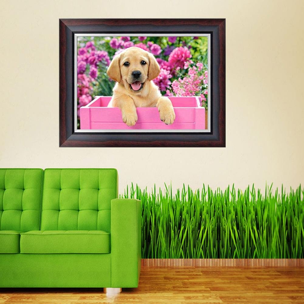Diamond Painting - Partial Round - Dog B