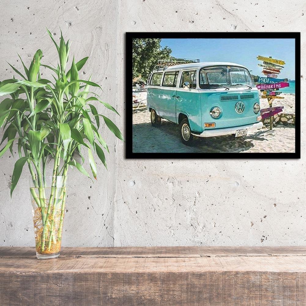 Diamond Painting - Full Square - Bus