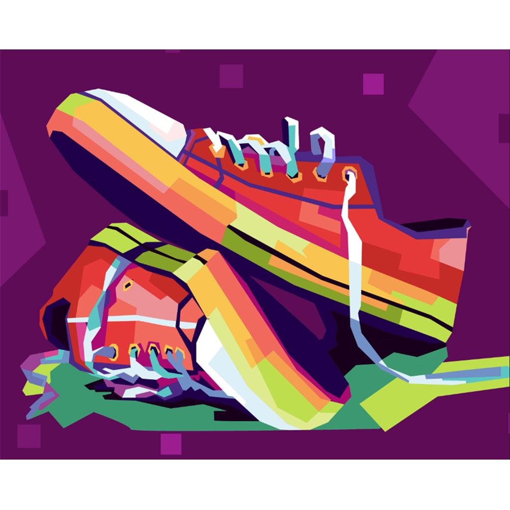Paint By Number Oil Painting Shoes (40*50cm)
