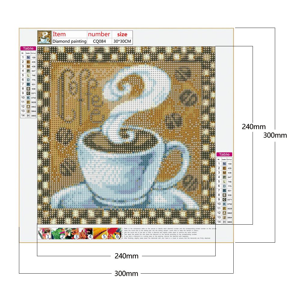 Diamond Painting - Full Round - Cup