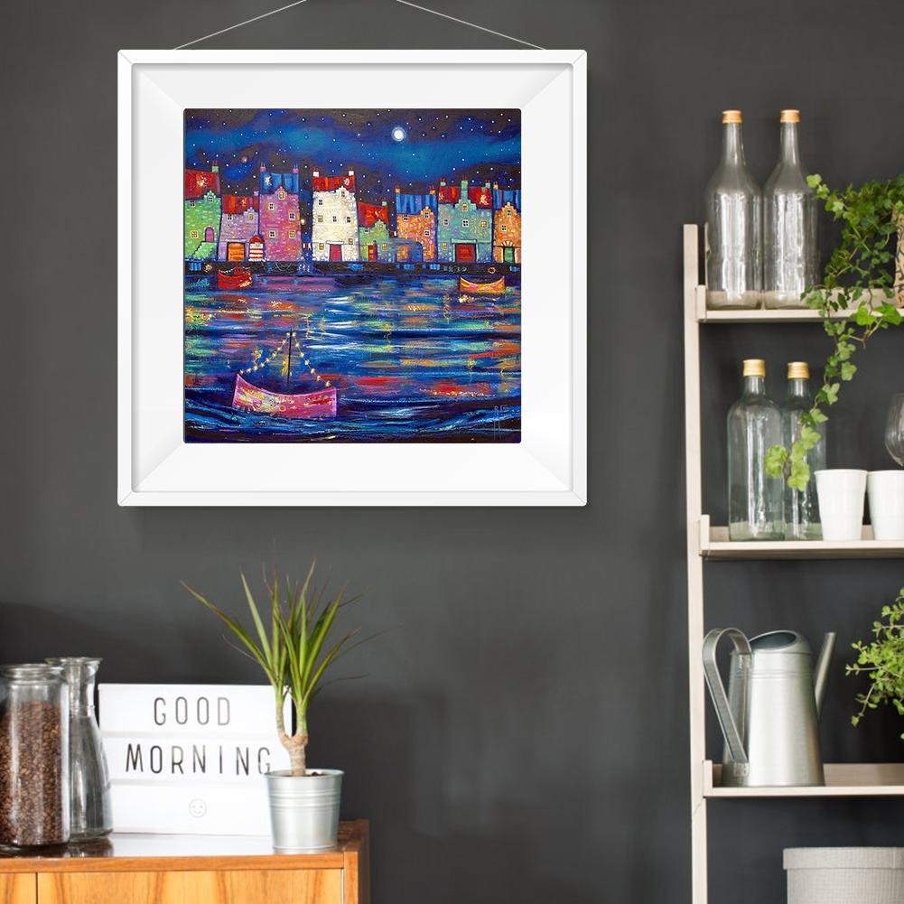 Diamond Painting - Full Round - Water House B