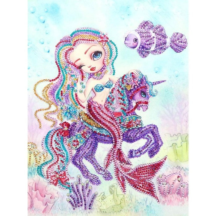 5D DIY DIY 5D Crystal Rhinestone Diamond Painting Kit Sea World
